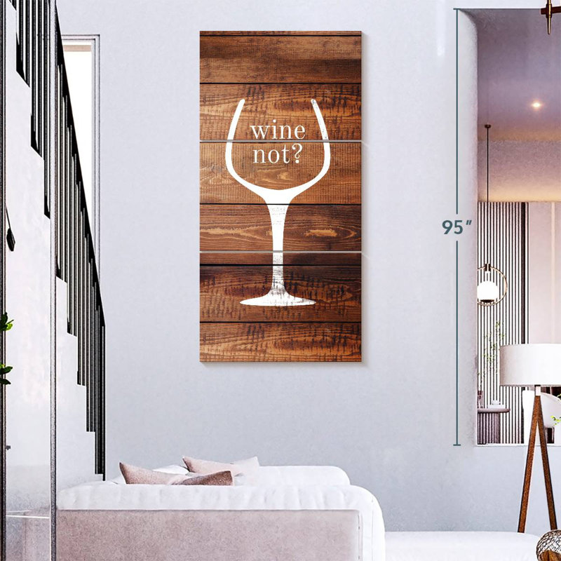 Wine Not, 75" H x 36" W