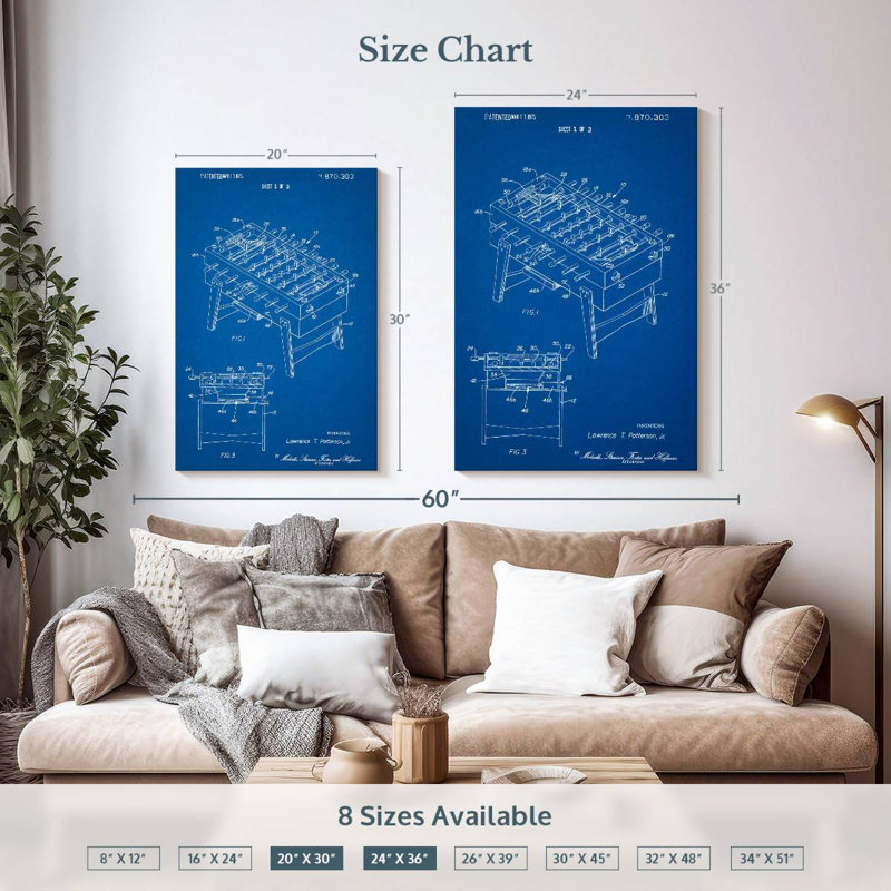 Blueprint XIII, 36" H x 24" W