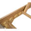 Méridienne d'extérieur en bois d'acacia moderne Cloven-131435163-131435166