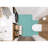 Monarrez Nylon Bath Rug with Non-Slip Backing-416948784-416948779