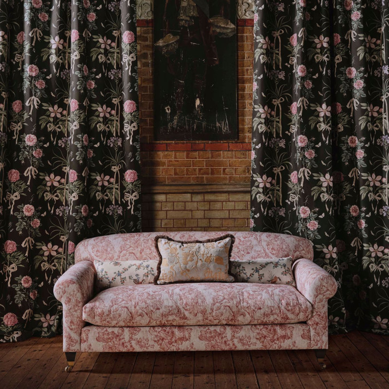 Giles Deacon Mydsomer Pickings Fabric, Conch/Madder