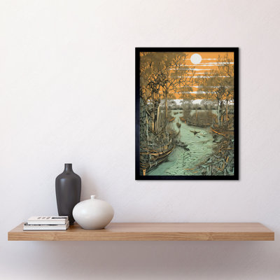 Gatsby Single Picture Frame Print