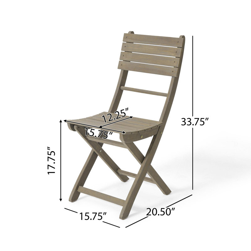 FOLDABLE DINING SET, Grey