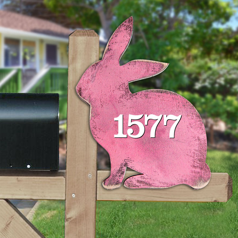 Support mural lapin