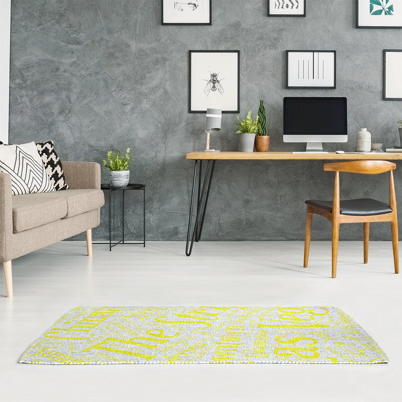 Chenille Indoor Rug, Rectangle 4' x 6'