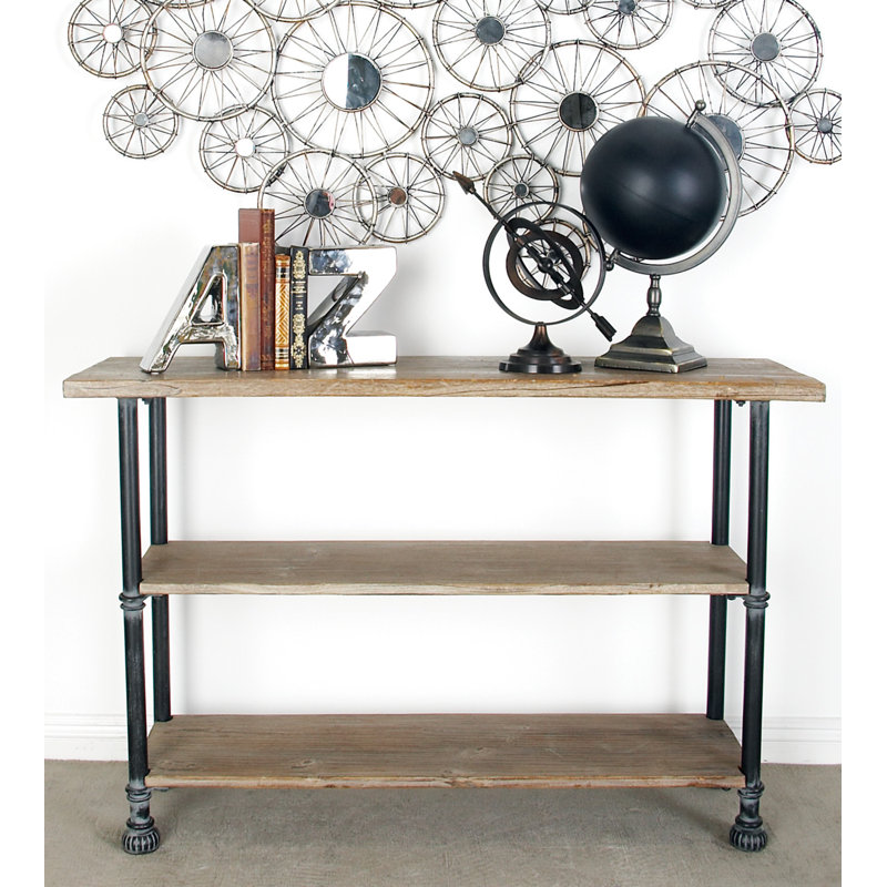 Bullock 48'' Solid Wood Top Console Table