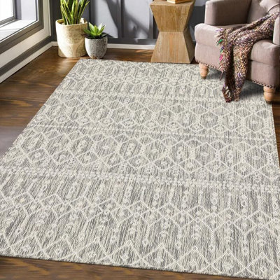 Tapis à poils longs Soft Bog 7 pi 10 po x 10 pi 2 po Boho