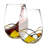 Aiyla 18oz. Stainless Steel Drinking Glass Set