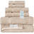 Balsamo 6-Piece Quick Dry Turkish Cotton Towel Set-91998586