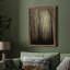 Art mural vintage rétro encadré pour chambre à coucher - 26 po x 36 po brun-1197182073