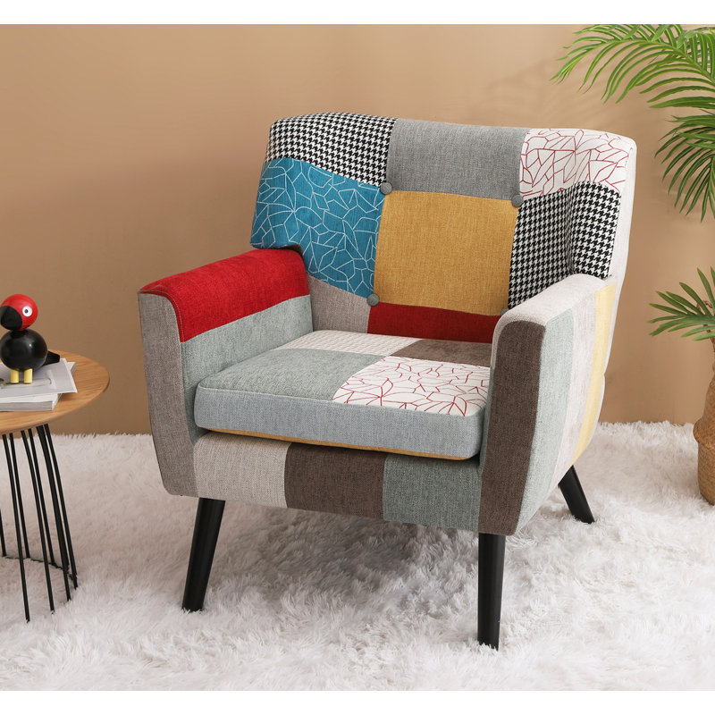 chaises de salon, chaise de lecture, chaise simple colorée