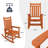 Wolak HDPE Rocking Adirondack Chair-1730070706