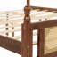 Lit en bois de pin avec tête et pied de lit en rotin, avec plateforme centrale améliorée-2085891324-2085891313