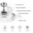 Small-CF 42"-3 Blades Modern Retractable Ceiling Fan with LED Light, Remote Control and Light Kit Included-97831773