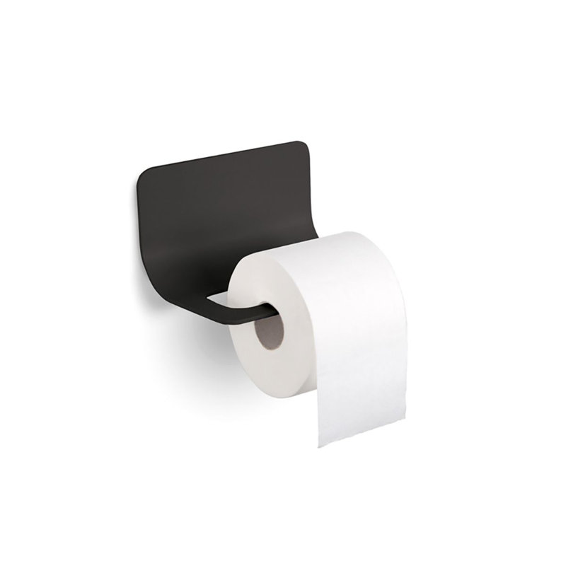 Curva Toilet Paper Holder, Matte Black