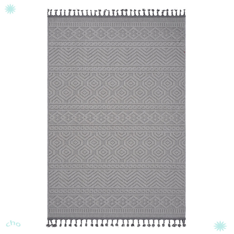 Tapis intérieur / extérieur Guros Collection, Rectangle 7 pi 9 po x 10 pi