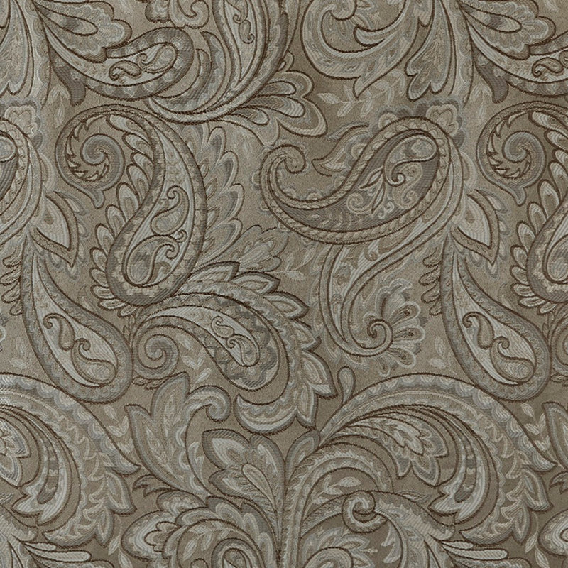 Jacquard Window Valance Blue/Brown 50x18", Blue/Brown