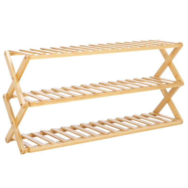 Rayonnage en bois massif de 38,7 po Maydelyn