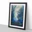 Road Through the Woods in Abstract - Picture Frame Painting Print on MDF-55618214-55618219