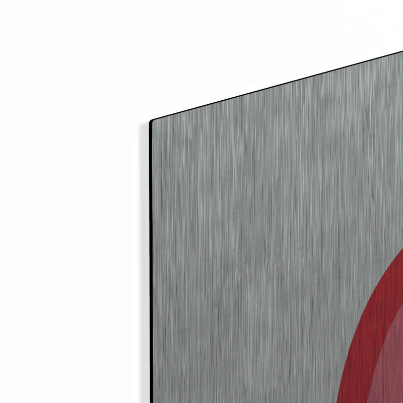 «Bright Rainbow I» par Ann Kelle Designs, art mural en métal, H 36 po x l 36 po