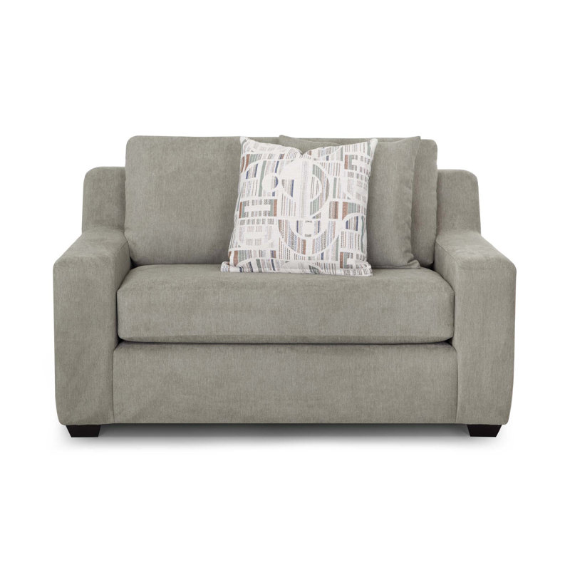 Fauteuil Wilmot Snuggler, Polyester gris