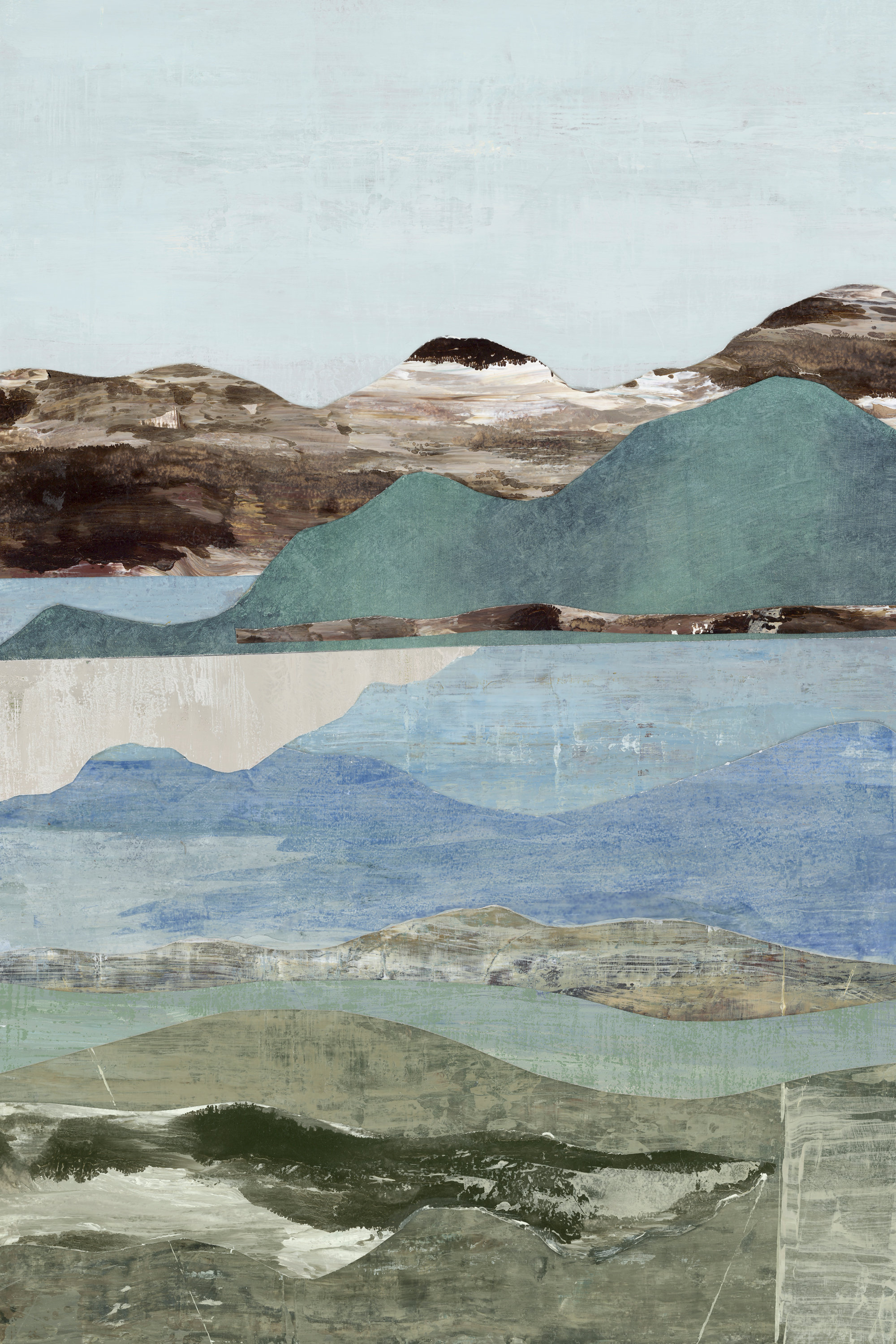 Millwood Pines Gentle Landscape I On Canvas by Maya Woods Print | Wayfair