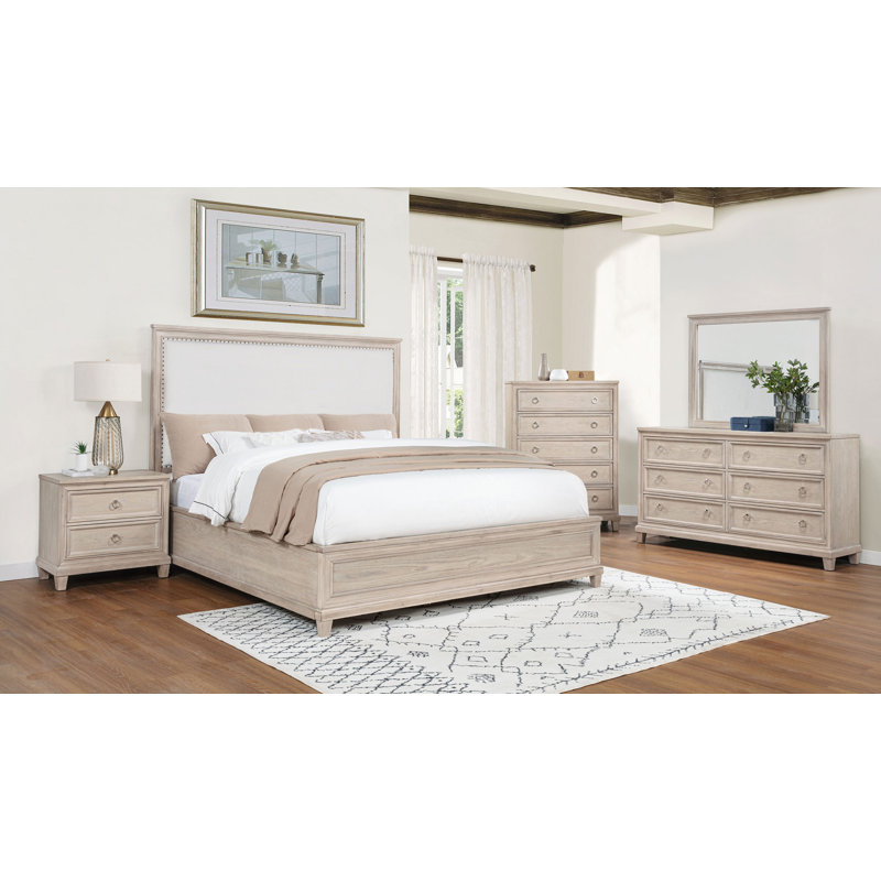 Ensemble de chambre avec grand lit 5 pièces Pembroke, Grand lit