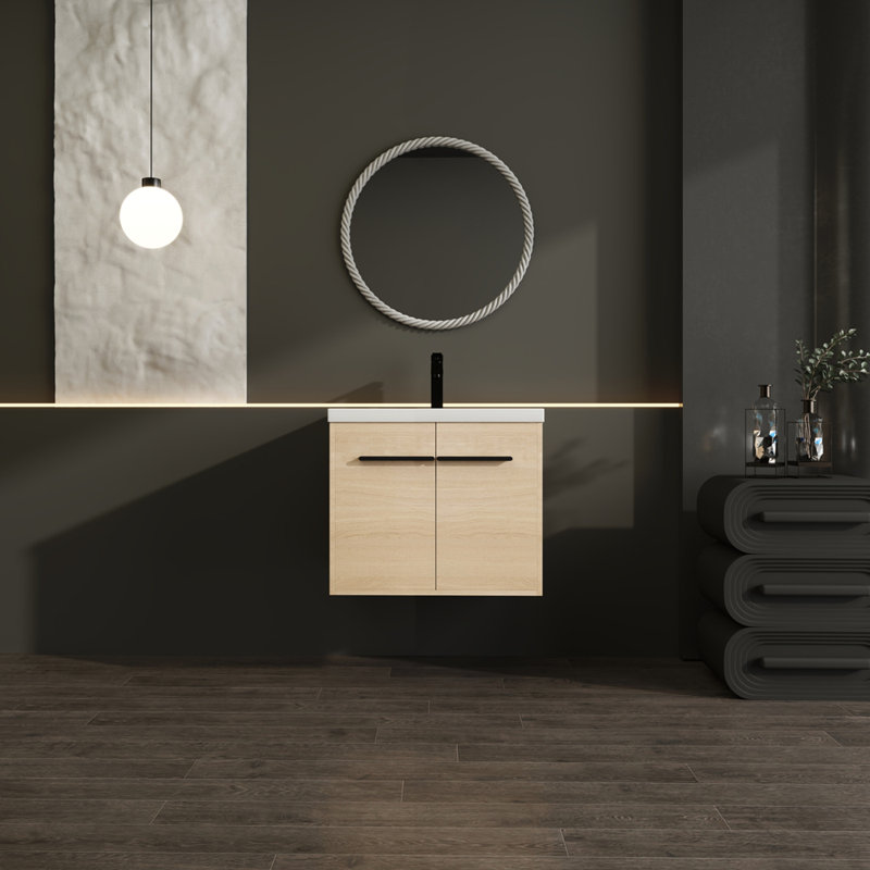 Ensemble de meuble-lavabo en résine Oak