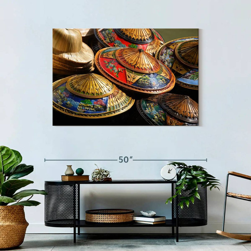 Kerner Traditional Thai Hats, 30" H x 45" W