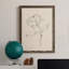 Floral Contour Study II - Peinture sur toile encadrée-1761544080-1761544086