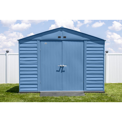 10 ft. W x 12 ft. D Metal Storage Shed