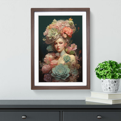 Succulent Romanticism - Framed Print