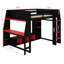 Lit mezzanine avec bureau Gaming
