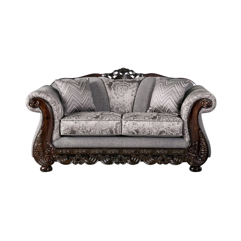 Causeuse l 70,4 po, gris, Gris, H 44,5 po x l 70,4 po x P 37,4 po