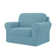 Elastic Textured Grid Separate Box Cushion Arm Chair Slipcover