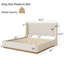 Lit plateforme tapissier Madiyson -1460528541-1460528536