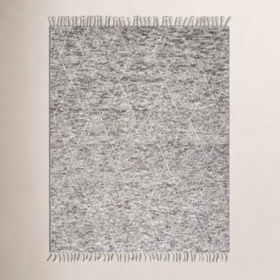 Talon Hand Knotted Wool Washable Geometric Indoor Rug