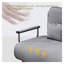Chaise pliante grise
