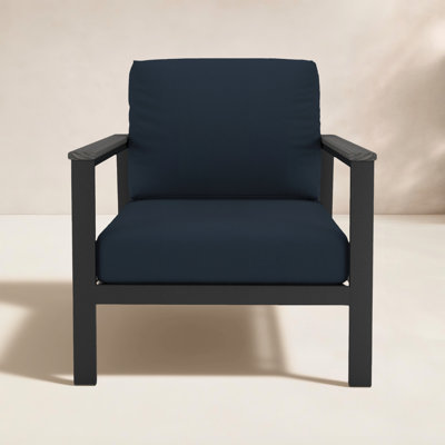 Chaise longue d'extérieur avec coussins Sunbrella® Townsend