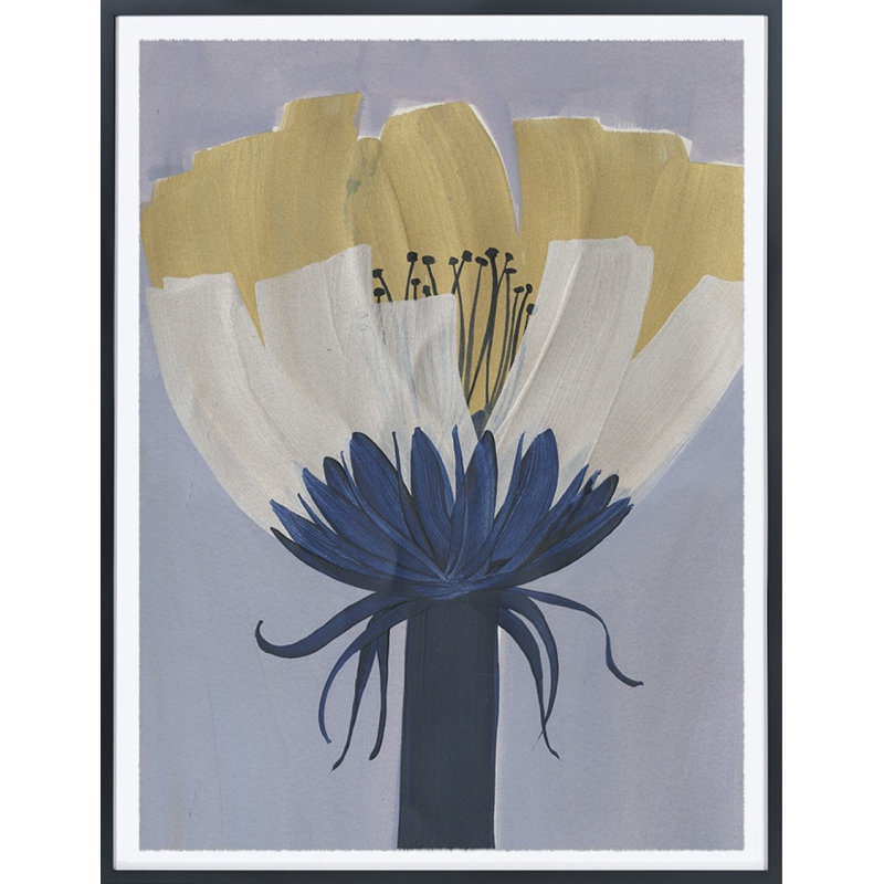 Yellow Cap Print by Morlock, Jody, Black Framed, 49" H x 36" W