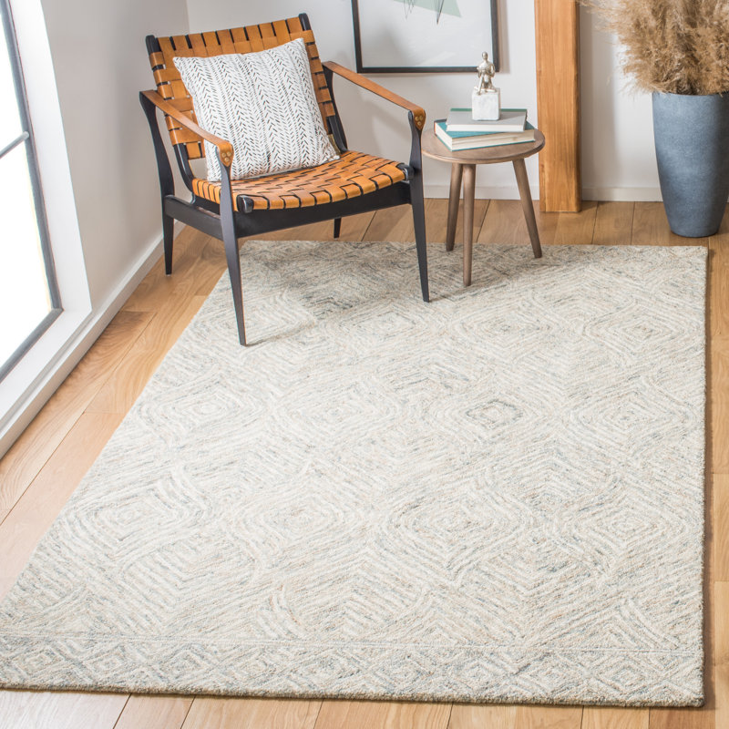 Tapis en laine touffeté à la main Treva, Rectangle 8 pi x 10 pi