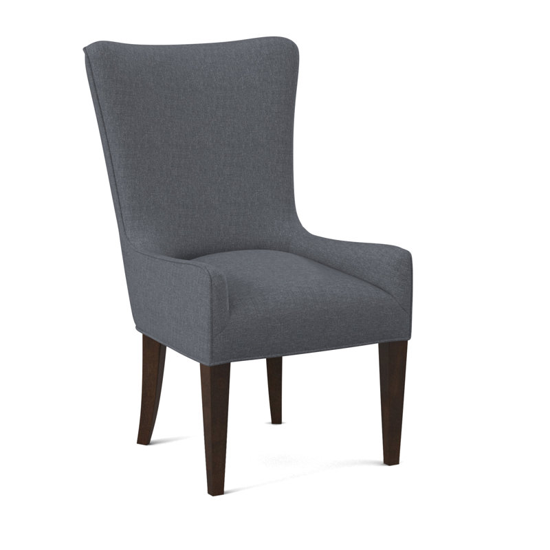Chaise de salle à manger Providence - sans jupe, Noyer américain, 100% polyester Elise Harbor