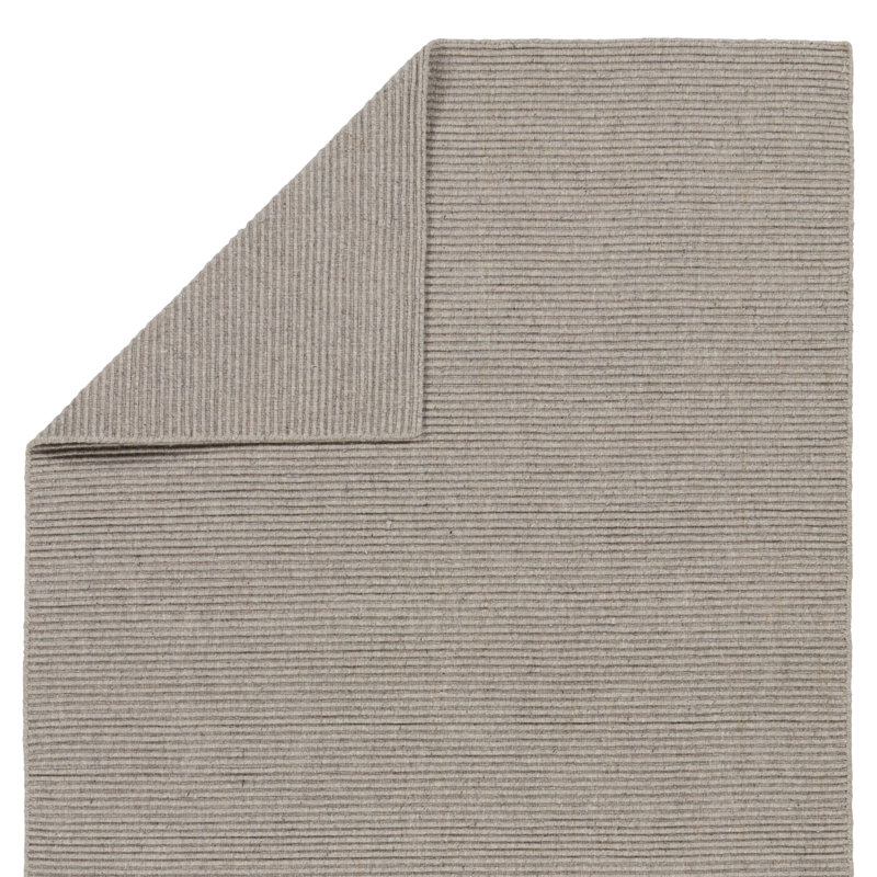 Area Rug in Gray, Rectangle 9' x 12'