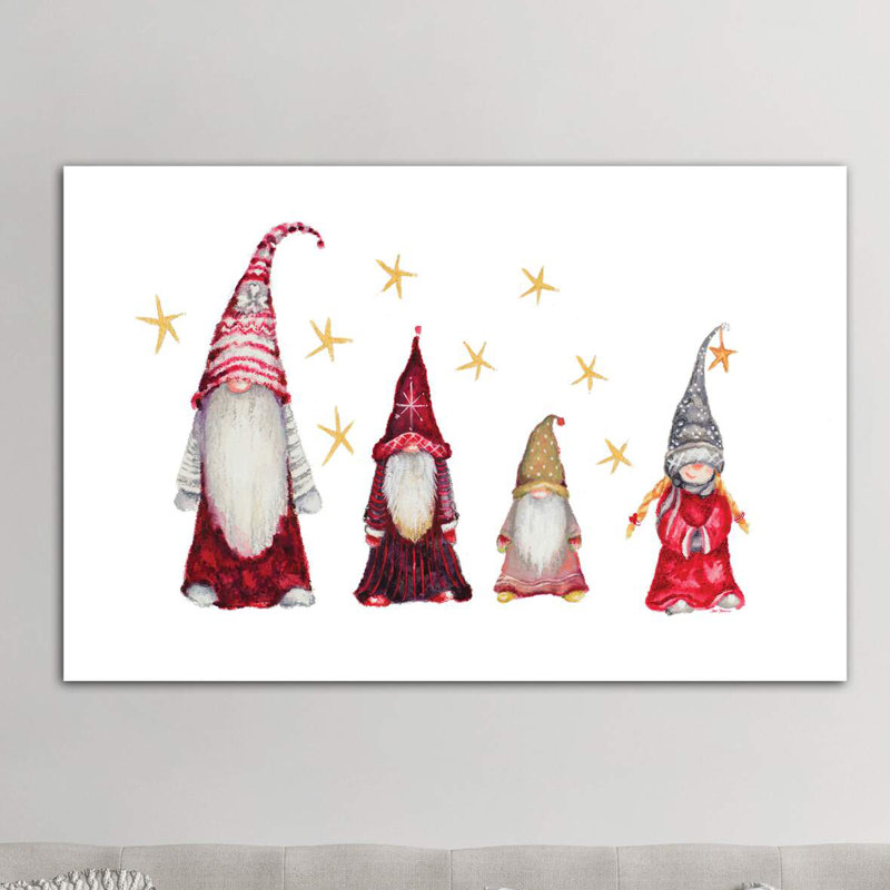 Gnome Family by Janice Gaynor - Wrapped Canvas Print, 152.5 cm H x 101.5 cm W