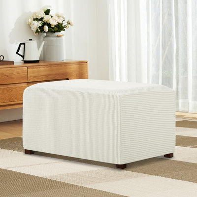 Pizarro Box Cushion Ottoman Slipcover