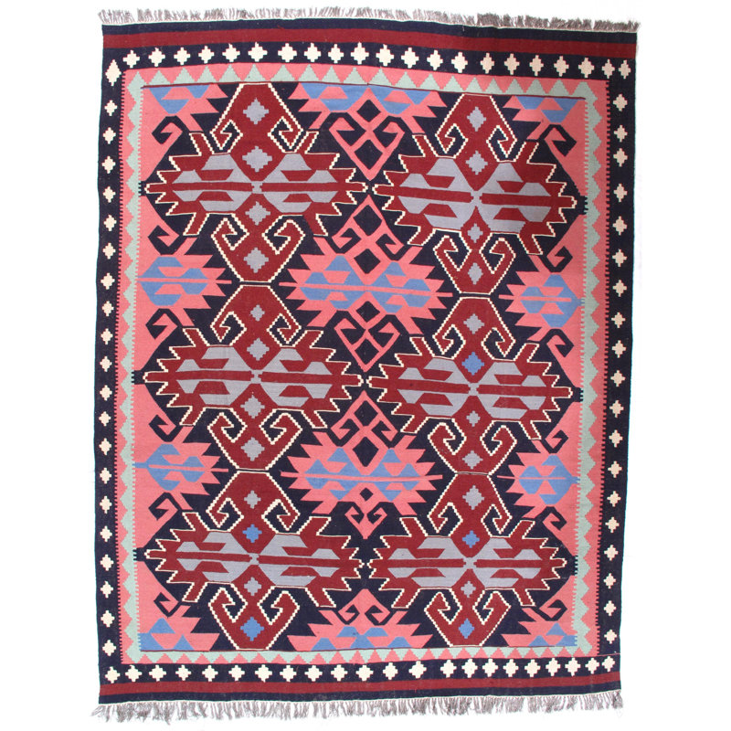 Tapis pêche en laine noué à la main Paylor Bashir