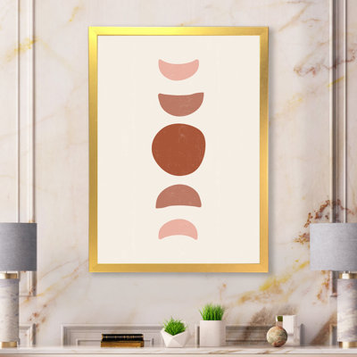 Minimal Moon Phases - impression sur toile