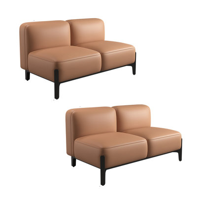 Mirabai 47.2'' Faux Leather Loveseat
