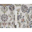 Tapis oriental blanc perle 6 pi 3 po x 9 pi 2 po Nain avec motif de médaillon floral, 250 KPSI