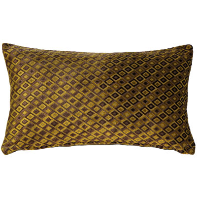 Jager Diamond Velvet Pillow Cover and Insert